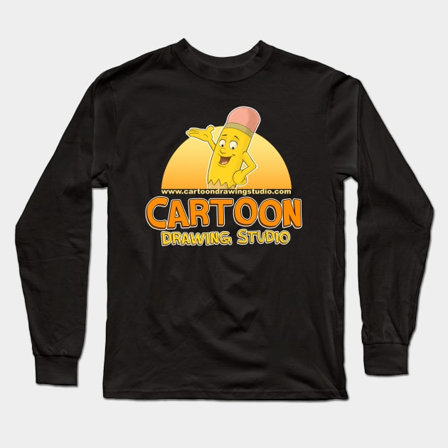 Cartoon Drawing Studio Youtube Channel Long Sleeve T-Shirt by GAMAS Threads